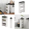 Rollcontainer Vicco Rivo Weiß/Anthrazit 20 x 84.4 cm, Model Produktbild-Vorschau 8
