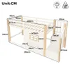 Kinder Hochbett mit Fenster, LED Leiter, Stauraum, Kiefer, Produktbild-Vorschau 2