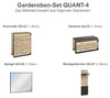 Garderoben-Set QUANT-4 Flurgarderobe Wandgarderobe Produktbild-Vorschau 2