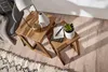 lot de 2 tables d'appoint en bois massif design Sheesham Voir les images du produit 12
