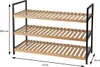 Storage Solutions | Schuhregal 3-Stufig - 70x30x48 cm - Produktbild-Vorschau 3