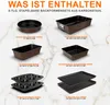 Conjunto de moldes para hornear NutriChef: juego de 8 Vista previa de la imagen del producto 2