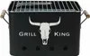 Barbecue rectangulaire BBQ-Grill King, zinc, 32 x 20 x 20 Voir les images du produit 15