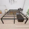 JOIEYOU 90x200cm Eisen Bettrahmen Höhe 37,5cm Einzelbett Produktbild-Vorschau 4