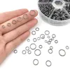 1390 Stück Jump Ringe, Silberfarbene Biegeringe für Produktbild-Vorschau 3