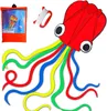 Aquilone polpo con linea per bambini rosso Anteprima dell’immagine prodotto 1