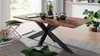 Esstisch Baumkantentisch Akazie lackiert massiv 180 x 90 cm Produktbild-Vorschau 2