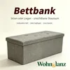 Faltbare Bettbank, Sitzbank und Stütze 76×38×38cm 150kg Produktbild-Vorschau 7