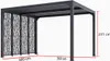 Pergola Bioclimatique Aluminium Gris Anthracite avec 4 Voir les images du produit 3