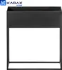 KADAX Ampio portafiori con vaso 60x70 cm, acciaio, nero Anteprima dell’immagine prodotto 3