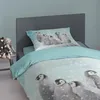 Good Morning Flanell-Bettwäsche-Garnitur Pengu Farbe Blue Produktbild-Vorschau 6