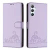 Leder Hülle für Samsung Galaxy A34 5G Süße Katze Flip Case Produktbild-Vorschau 2