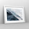 Gerahmtes Poster - Weißer Rahmen - Berge Nebel Bäume - Produktbild-Vorschau 8