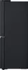 Side view of a black refrigerator. Produktbild-Vorschau