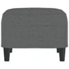 vidaXL Fußhocker Dunkelgrau 60x50x41 cm Stoff Produktbild-Vorschau 4