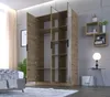 PAWS MOBEL Armadio inclinabile in rovere Artisan 150x52x200 Anteprima dell’immagine prodotto 4