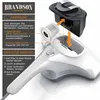 Diagram showing how to assemble and clean a handheld vacuum cleaner filter. Produktbild-Vorschau