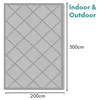 MY-RUG Outdoor-Teppich "Lotta II"  300X200 cm, grau, mit Produktbild-Vorschau 3