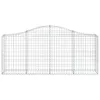 vidaXL Gabion s vysokým obloukem 200x30x80/100 cm Náhled obrázku produktu 3