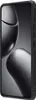 A black phone case is shown in a studio shot against a light gray background. Produktbild-Vorschau
