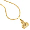 JOBO Anhänger Buddah 333 Gold Gelbgold teilmattiert Produktbild-Vorschau 2