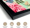 MuchoWow® MuchoWow® Gerahmtes Poster Blumen - Insekten - Produktbild-Vorschau 3