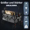 Sekey XXL 200KG Belastbar Bollerwagen Faltbar mit Produktbild-Vorschau 3