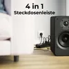 deleyCON 4 Fach Steckdosenleiste Einzeln Schaltbar 1,4m Produktbild-Vorschau 4