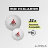 JOOLA Balles de ping-pong TOURNAMENT*** 40+ WH CT24 | Voir les images du produit 7
