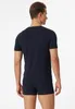 Schiesser Herren T-shirt Rundhals Gr. 6  blauschwarz Produktbild-Vorschau 2