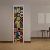 Selbstklebende Tapete Möbelfolie Pop Art Comic Stil Bunt Produktbild-Vorschau 2