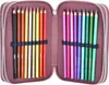 An open pencil case filled with colored pencils. Náhled obrázku produktu