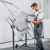 Otočný lakovací stojan Wiltec 2300 x 610 x 1340 mm, so 4 Náhľad obrázku produktu 2