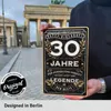 Blechschild 30 Schild Geburtstag, 30 JAHRE LEGENDE, Produktbild-Vorschau 4