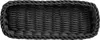 A top-down view of a black wicker basket. Náhľad obrázku produktu