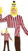 Bananenkostüm Bananen Pyjama Kostüm für Herren, Größe:L Produktbild-Vorschau 4