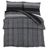 vidaXL Bettwäsche-Set Dunkelgrau 140x200 cm Baumwolle Produktbild-Vorschau 1
