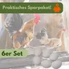 6x Legeeier Kunsteier Nesteier für Hühner Gipseier Bruteier Produktbild-Vorschau 5