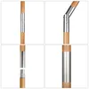Sekey 200x150 cm Rechteck Holz Sonnenschirm UV50+ Creme Produktbild-Vorschau 5