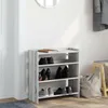 vidaXL Stojak na buty szary Sonoma 60x25x62 cm Materiał Podgląd zdjęcia produktu 3