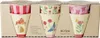 Rice Melamin Cups - Pink Happy Forest Print Small 6er-SET Produktbild-Vorschau 1