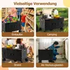 COSTWAY 150L Bollerwagen faltbar, Transportwagen mit Produktbild-Vorschau 8