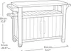 KETER Unity XL Mehrzwecktisch 207 L Braun 230409 Produktbild-Vorschau 7