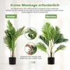 COSTWAY Sada 2 umelých paliem Areca 90 cm, umelá rastlina v Náhľad obrázku produktu 6