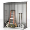 Outsunny Gerätehaus mit Pultdach 1,34 m² Metall Gartenhaus Produktbild-Vorschau 7
