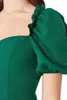 Trendyol Damen Women Fitted Woven Dress Party Midi Basic Produktbild-Vorschau 6