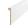 Fliesenabdeckleiste 19 x 96 x 2500 mm Weiß MDF-Kern foliert Produktbild-Vorschau 3