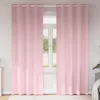 vidaXL Zatemňujúce závesy s krúžkami 2 ks baby pink 225 x Náhľad obrázku produktu 2