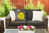 MuchoWow® Outdoor Kissen - Blumen - Aquarell - Löwenzahn - Produktbild-Vorschau 5