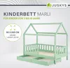 Juskys Kinderbett Marli 90 x 200 cm - Bettkasten, Gitter, Produktbild-Vorschau 2